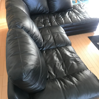 本革ニトリカウチソファ