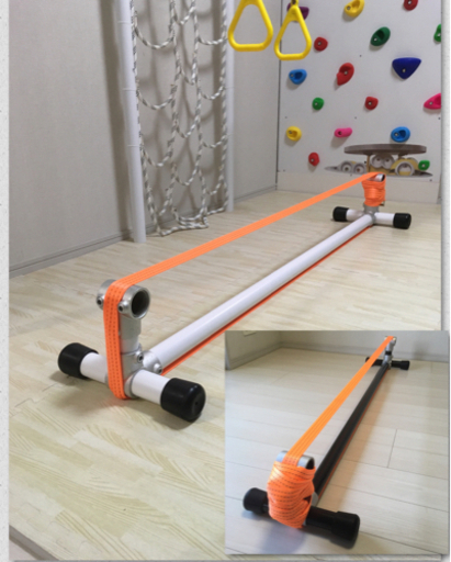 スラックライン風平均台新規作成 (TAKENOKO) 浦安のフィットネス  