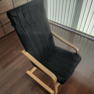 【終了】一人掛け用　シンプル　椅子　黒