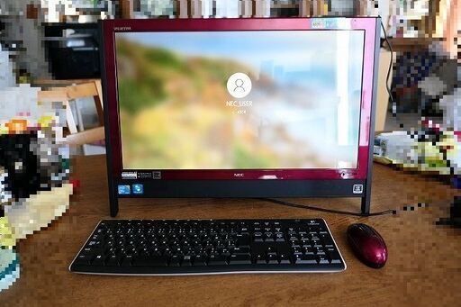 一体型　デスクトップPC　NEC　VN770/V　Win10・office2019インストール　CPU:Core2Duo E7600 3.06GHz/メモリ:4GB/HDD:1TB/Blu-ray/