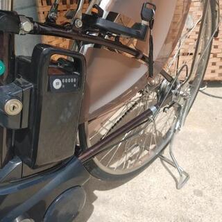 パナソニック Panasonic 電動アシスト自転車 茶色 傘入れ付き