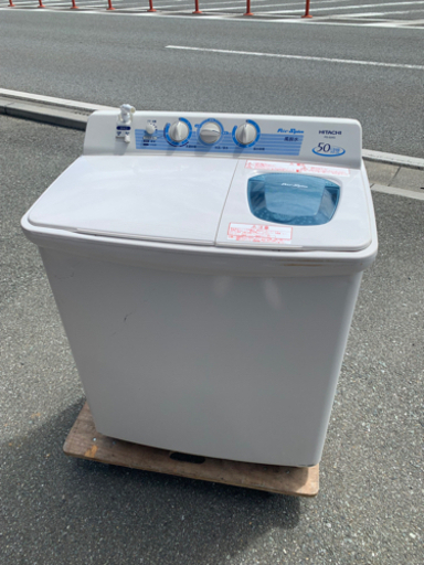 ☆中古品　日立2槽式洗濯機　5K 2016年式　PS-50AS型　動作問題無し☆
