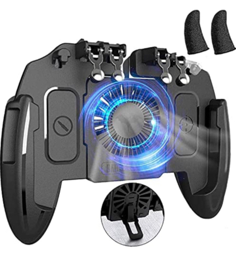 新品未使用 コントローラー 荒野行動 Pubg Mobile 6本指 強冷 高感度 荒野行動コントローラー Pubgコントローラー 連続 モモ 浜松のその他の中古あげます 譲ります ジモティーで不用品の処分