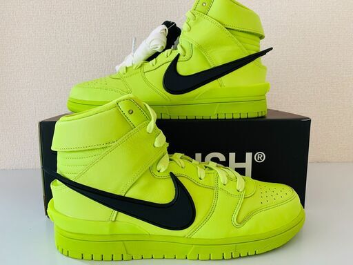 AMBUSH x NIKE Dunk High “Flash Lime”