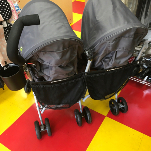 Jeep スカウトダブル 二人乗りベビーカー ※ドリンクホルダー、レイン