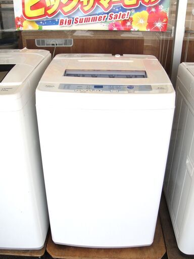 AQUA 　6.0kg　洗濯機　AQW-S60E