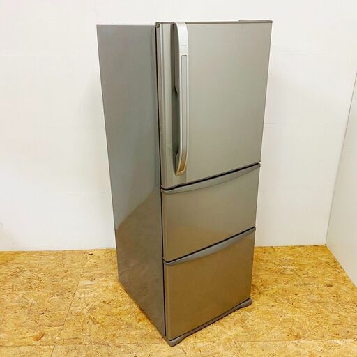【8,800円】 東芝 369L 3ドア冷蔵庫 自動製氷付き GR-34ZV 2009年製　/SL1
