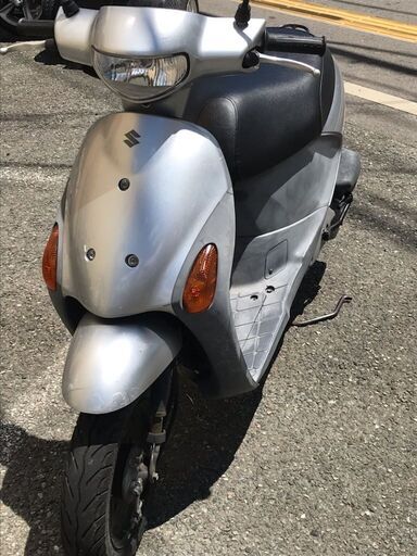 実動　レッツ４　CA45A　シルバー　シート張り替え新品　メーターワイヤー新品