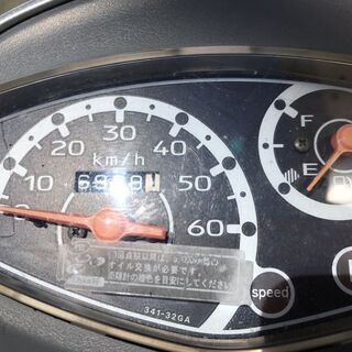 実動　レッツ４　CA45A　シルバー　シート張り替え新品　メーターワイヤー新品