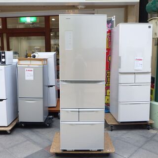 TOSHIBA ノンフロン冷凍冷蔵庫 2018年製 GR-417GL(S) 410L 東芝