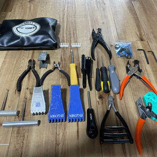 バドミントン・ガット張り機(分銅式) あんしん決済　値下げしました