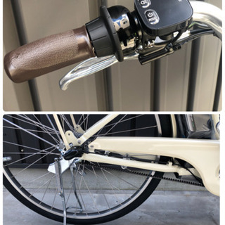 再入荷！新車☆売切■ブリヂストン電動アシスト自転車◆子供乗せもOK◆走りながら充電 ベルトドライブ 両輪駆動