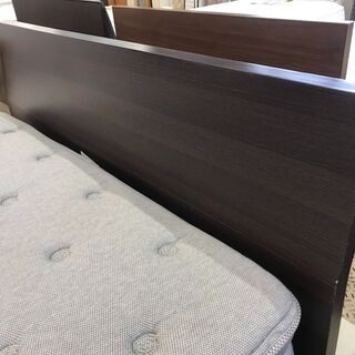 【愛品館八千代店】ニトリ　ダブルベッド　デュアルポケット【愛八BD】