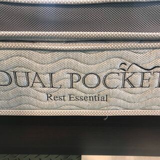 【愛品館八千代店】ニトリ　ダブルベッド　デュアルポケット【愛八BD】