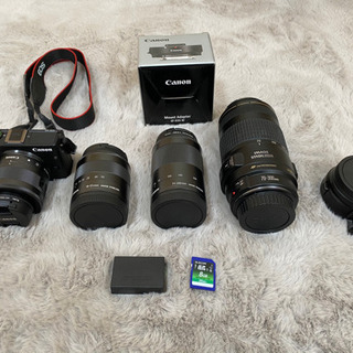 Canon EOS M (レンズ4本+マウントアダプター) 箱・充電器無し