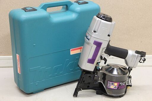 makita マキタ 90mm エア 釘打機 AN901 常圧 大工道具 (D4193kyxY)