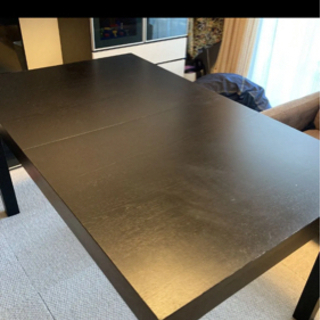 【ネット決済】IKEA ビュースタ　伸長式ダイニングテーブル