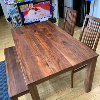 新生活に?TWO-ONE STYLE ダイニング3点セット ナフコ?651