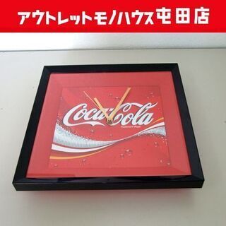 コカ・コーラ/COCA COLA 壁掛け時計 幅28cm 黒縁 ...