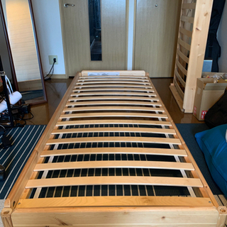 【ネット決済】IKEA シングルベッド x2 (積み上げ可能) 