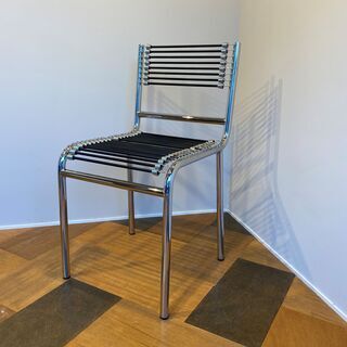 チェア シルバー USED家具 中古品①