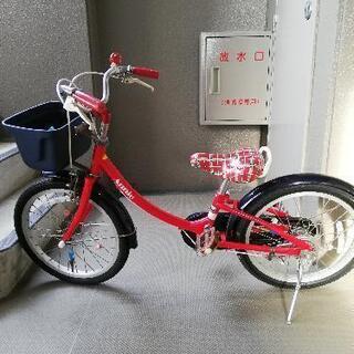 【お取引完了】子供用　自転車　18インチ　補助輪付き