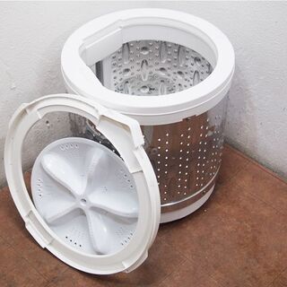 【京都市内方面配達無料】一人暮らしなどにも最適 5.0kg フラット洗濯機 ES08