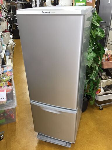 パナソニック 168L 2ドア冷凍冷蔵庫 NR-B176W-S シルバー 2013年製