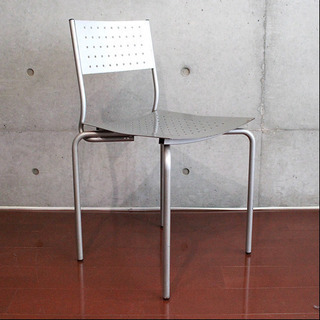 Metal Steel Silver Chair 