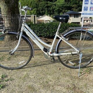 メンテナンス済み即のりOK】27インチ ブリヂストン アルベルト パール