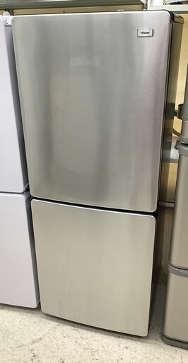 Haier/ハイアール 2ドア冷蔵庫 148L JR-XP2NF148F 2018年製 シルバー【ユーズドユーズ名古屋天白店】 J994