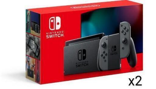 Nintendo Switch グレー　2台セット