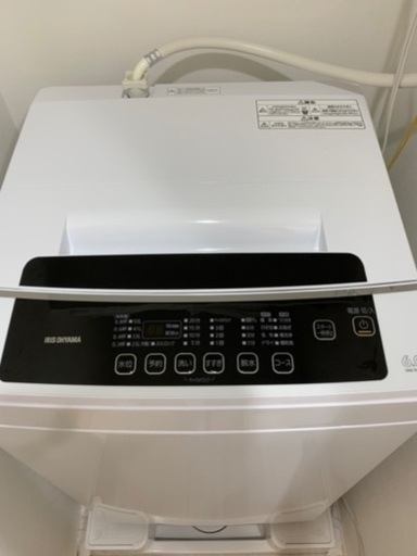超美品 メーカー保証有 2020年製 洗濯機 アイリスオーヤマ IAW-T602E 6kg