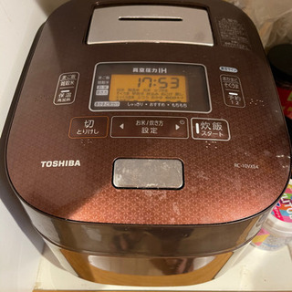 toshiba 炊飯器　故障品