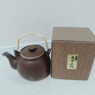 【ネット決済】亀甲土瓶 1.5L茶色 新品