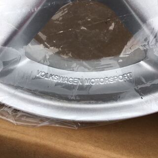 フォルクスワーゲン 純正 アルミホイル 新品 未使用 2本 セット 純正ホイール 純正アルミホイール アルミホイール