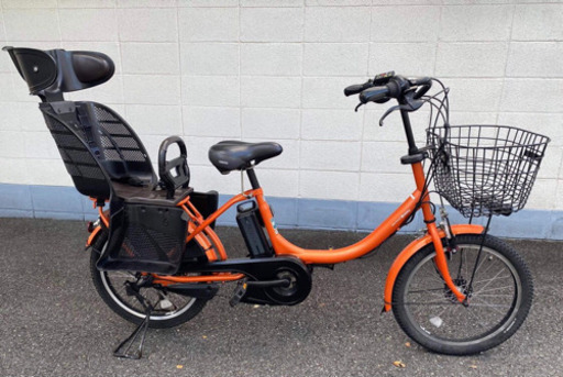 綺麗な車体 ヤマハパスバビー 子供乗せシート付き電動自転車 良好な