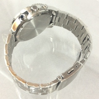 CITIZEN シチズン メンズ クロノグラフクォーツ 白文字盤 でかフェイス