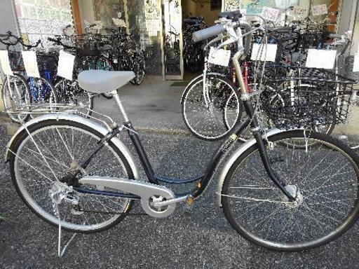 26インチ エルシコV グリーン 自転車