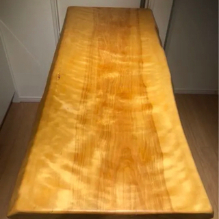 一枚板 ダイニングテーブル用 樺の木 天然木 150センチ - 家具