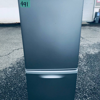 491番 Panasonic ✨ノンフロン冷凍冷蔵庫✨NR-B145W-S‼️