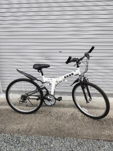 ARUN 26インチ 折り畳み18段変速自転車