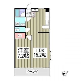 💖初期費用0円対応可能💖高崎線「上尾」駅徒歩19分🌟角部屋・1ＬＤＫ🎵管理番号「100472」の画像