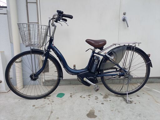 804 電動自転車 ヤマハ PAS NATURA 8.1AH ２６インチ　紺色