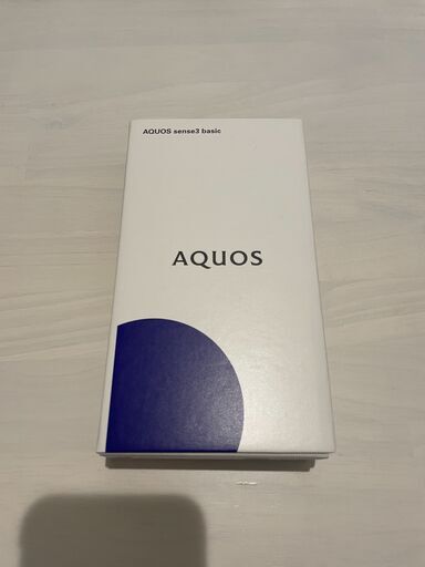 【新品未使用・ショップにて動作確認済】AQUOS  sense3 basic