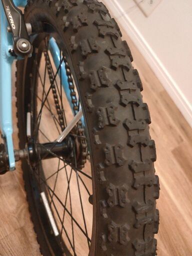 走行5キロ以内☆ヨツバサイクル☆18インチ トップ ☆ラムネブルー 