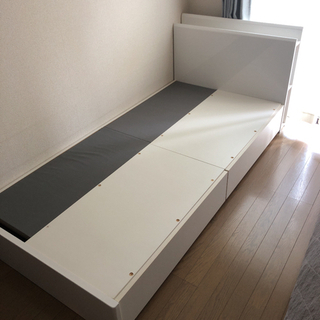 シングルベッド　ベッド　マットレス付　布団　ニトリ