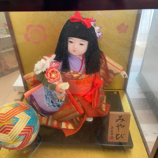 日本人形ケース付