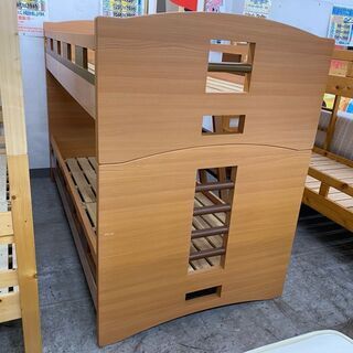 商談中【愛品館 江戸川店】太平産業　木製2段ベッド　ベッド　ID:153-017640-007　　配送可 　代引き配送可