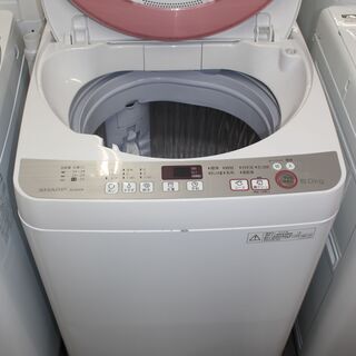 SHARP シャープ 全自動洗濯機 (ES-GE60R)16年製 6㎏★大田区、品川区 無料配送・設置無料★店頭取引歓迎！